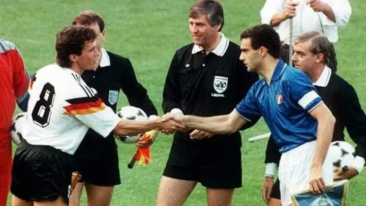 Euro 88 Opening game West Germany v Italy